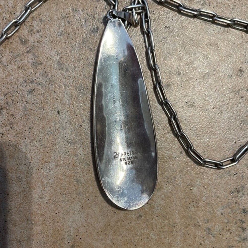 Pat Areias sterling silver necklace - Picture 4 of 4